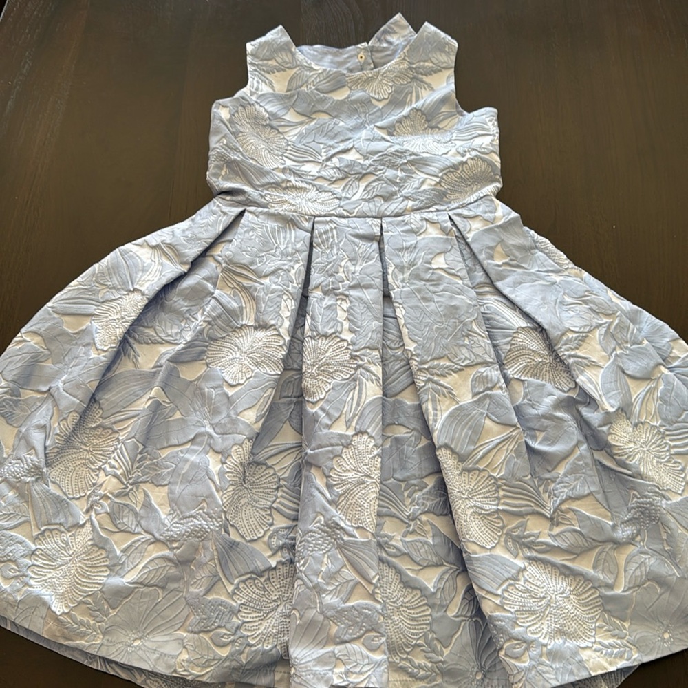 Girl’s Chasing fireflies Sleeveless blue full skirt Dress 10